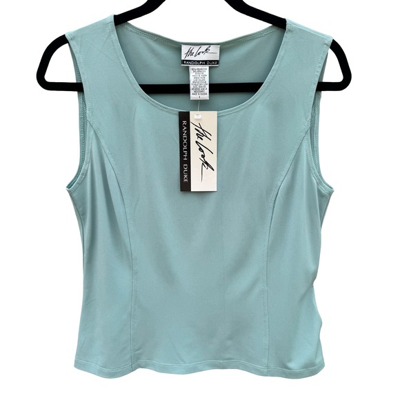 The Look by Randolph Duke Tops - Randolph Duke Minimalist Sleeveless Scoop‎ Neck Blouse Pastel Green Womens S NWT